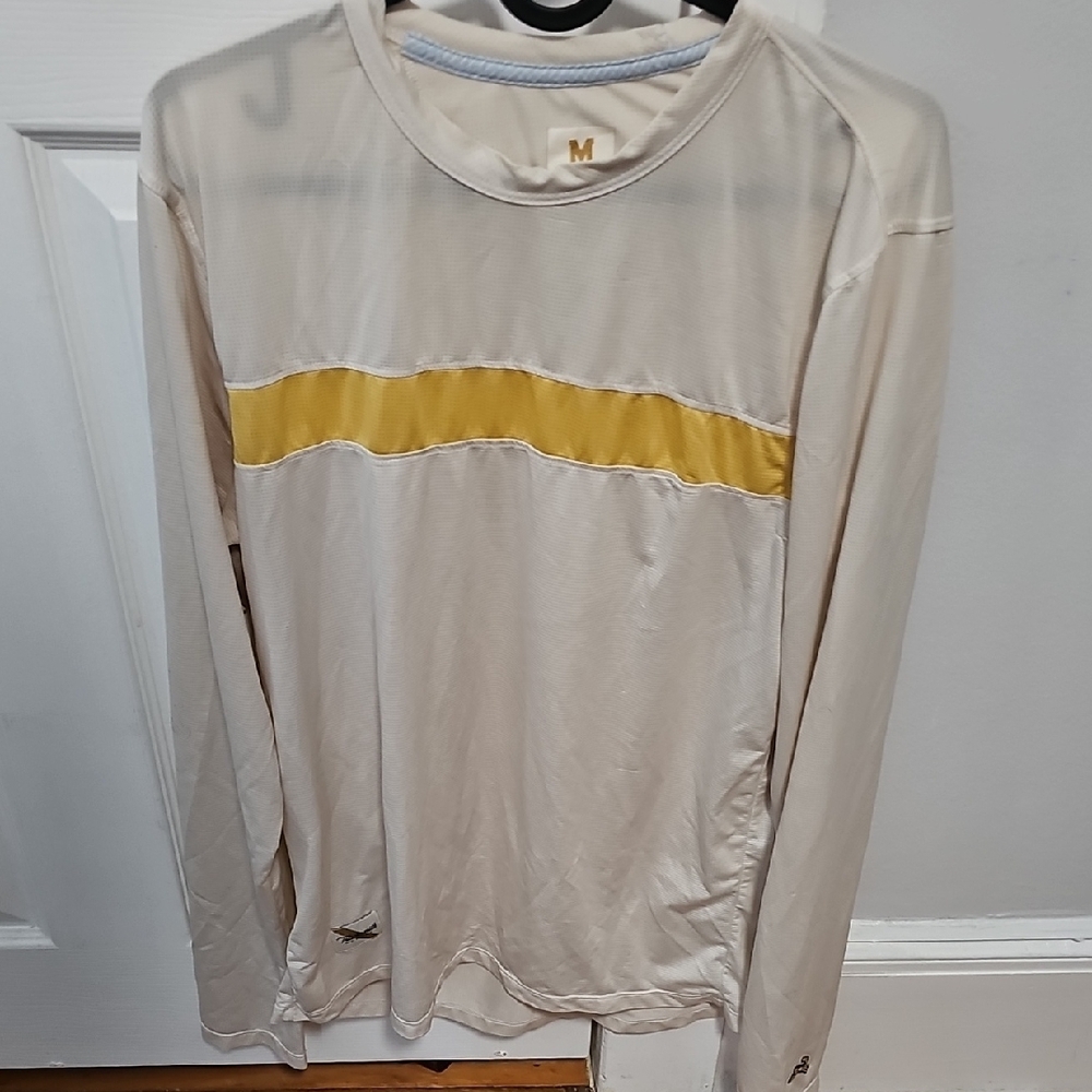 Men's Cream and Yellow Shirt